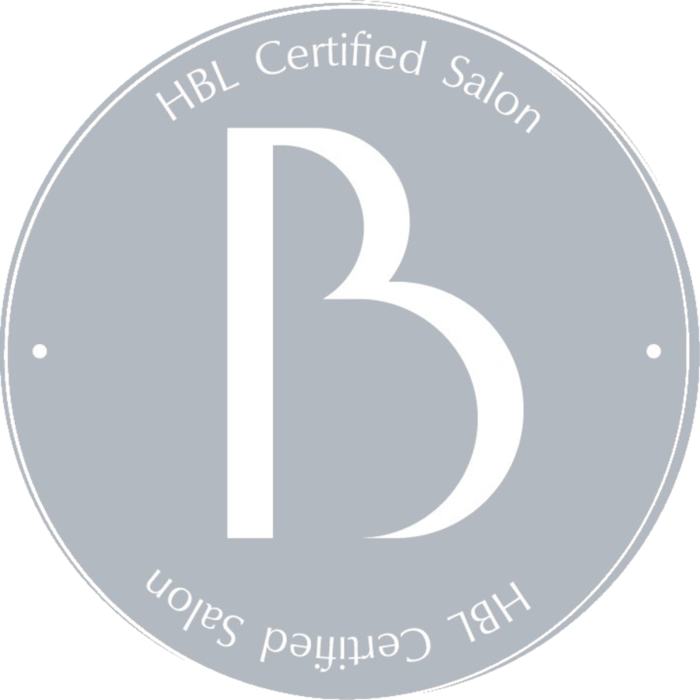 HBL Certified Salon（HBL正規導入サロン）認定バッジ